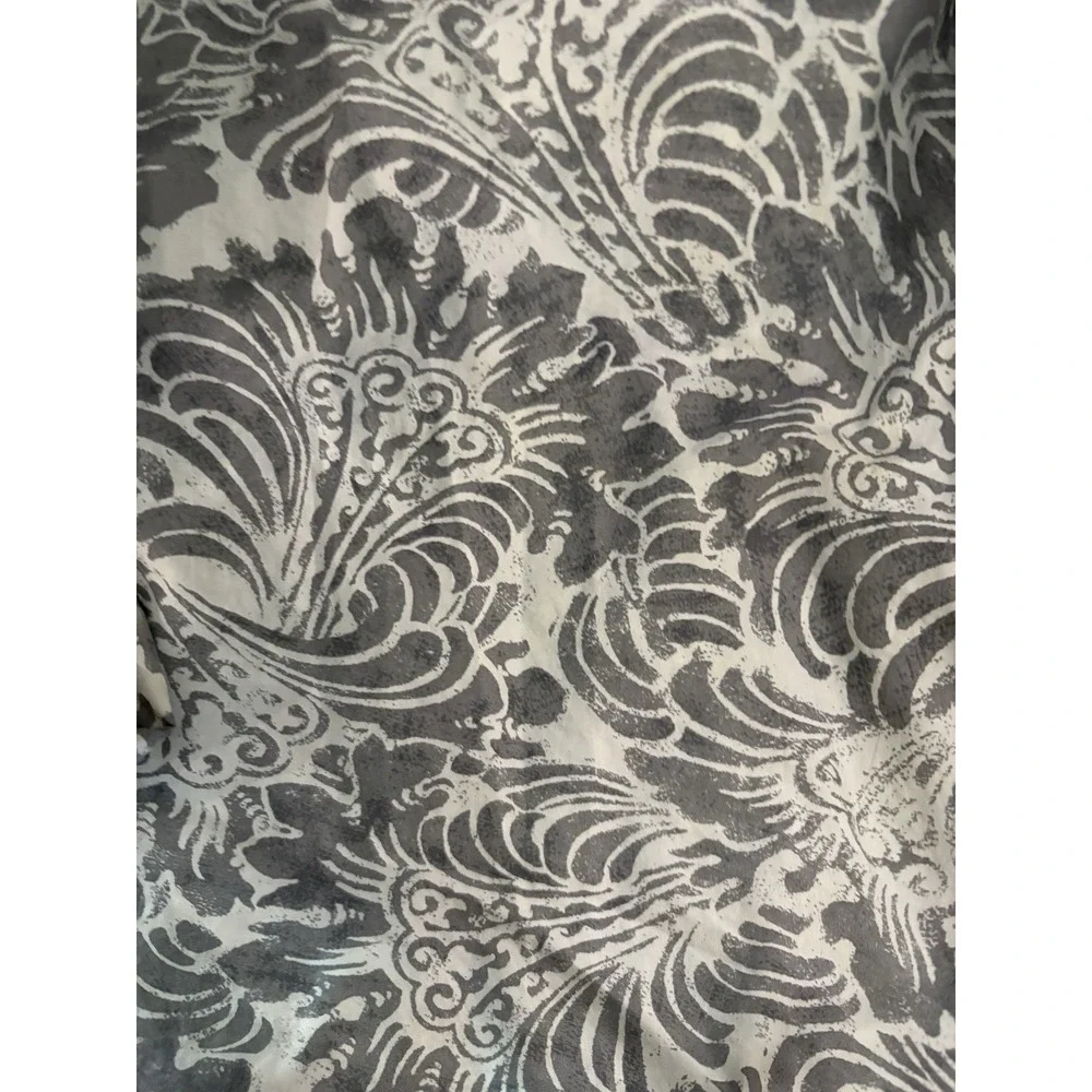 Pottery Barn White and Gray euro cotton Pillow Shams